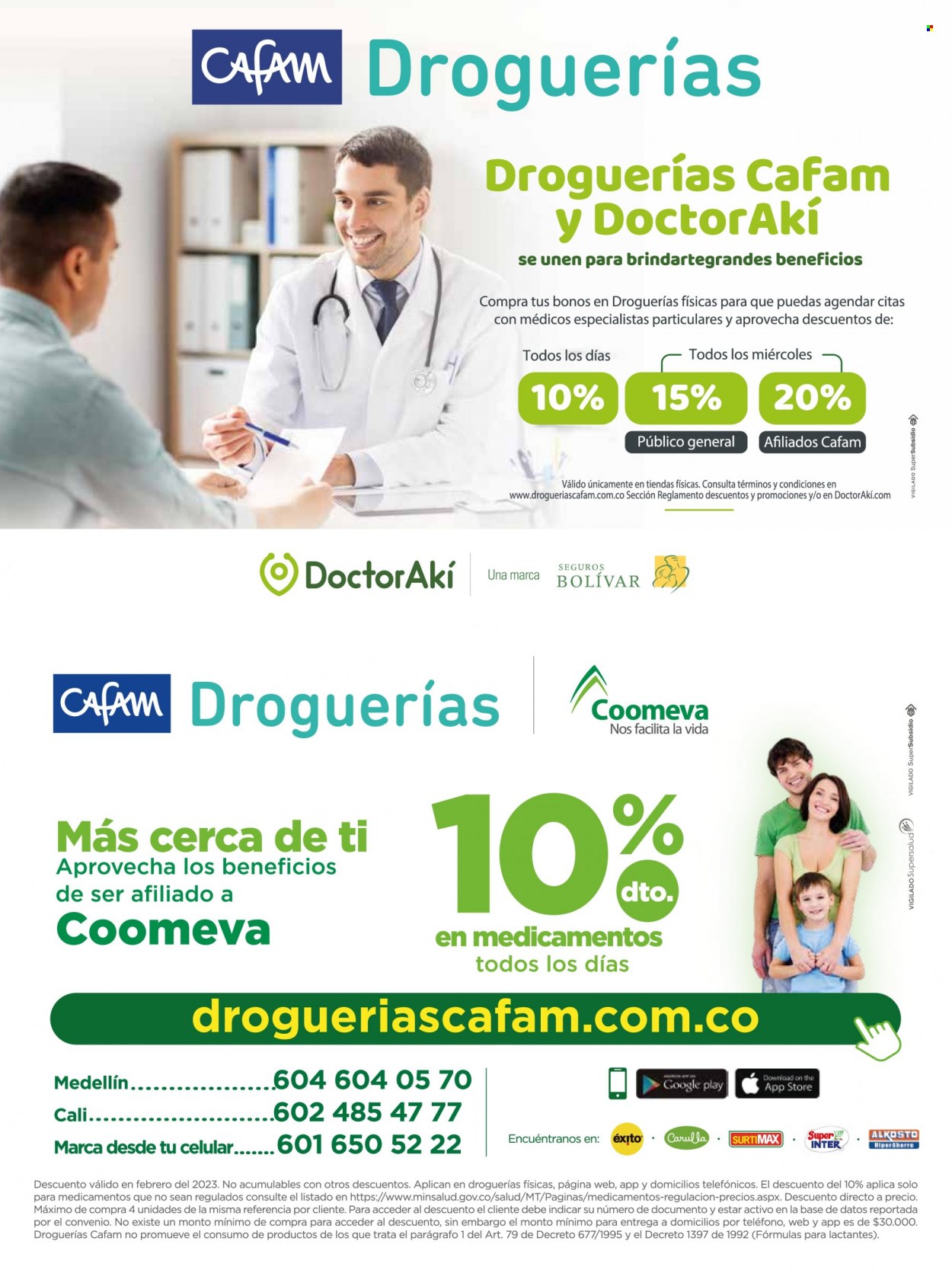 Catálogo Droguerías Cafam - 02.01.2023 - 02.28.2023.