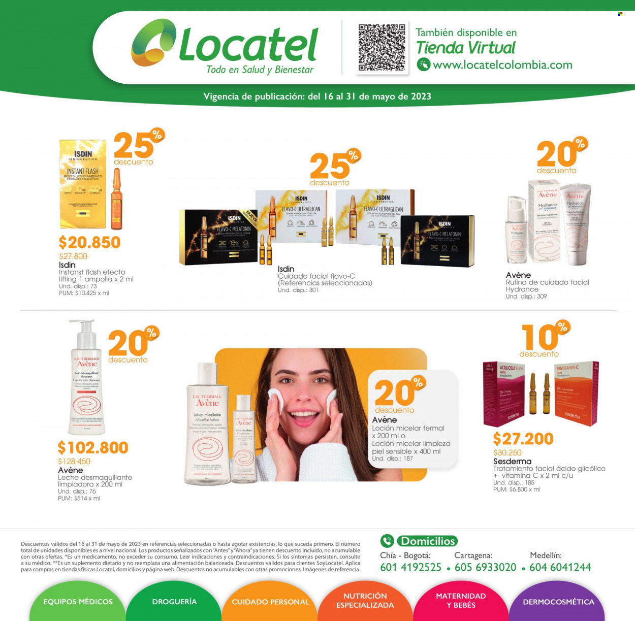 Catálogo Locatel - 05.16.2023 - 05.31.2023. Página 1.