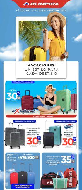 Olimpica - Ofertas en maletas y ropa de playa para tus vacaciones