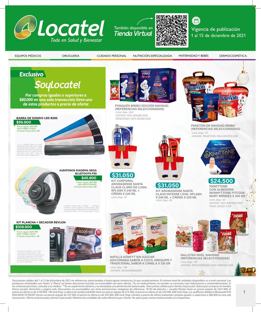 Catálogo Locatel - 12.01.2021 - 12.15.2021.